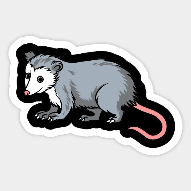 Possum Sticker by fromherotozero